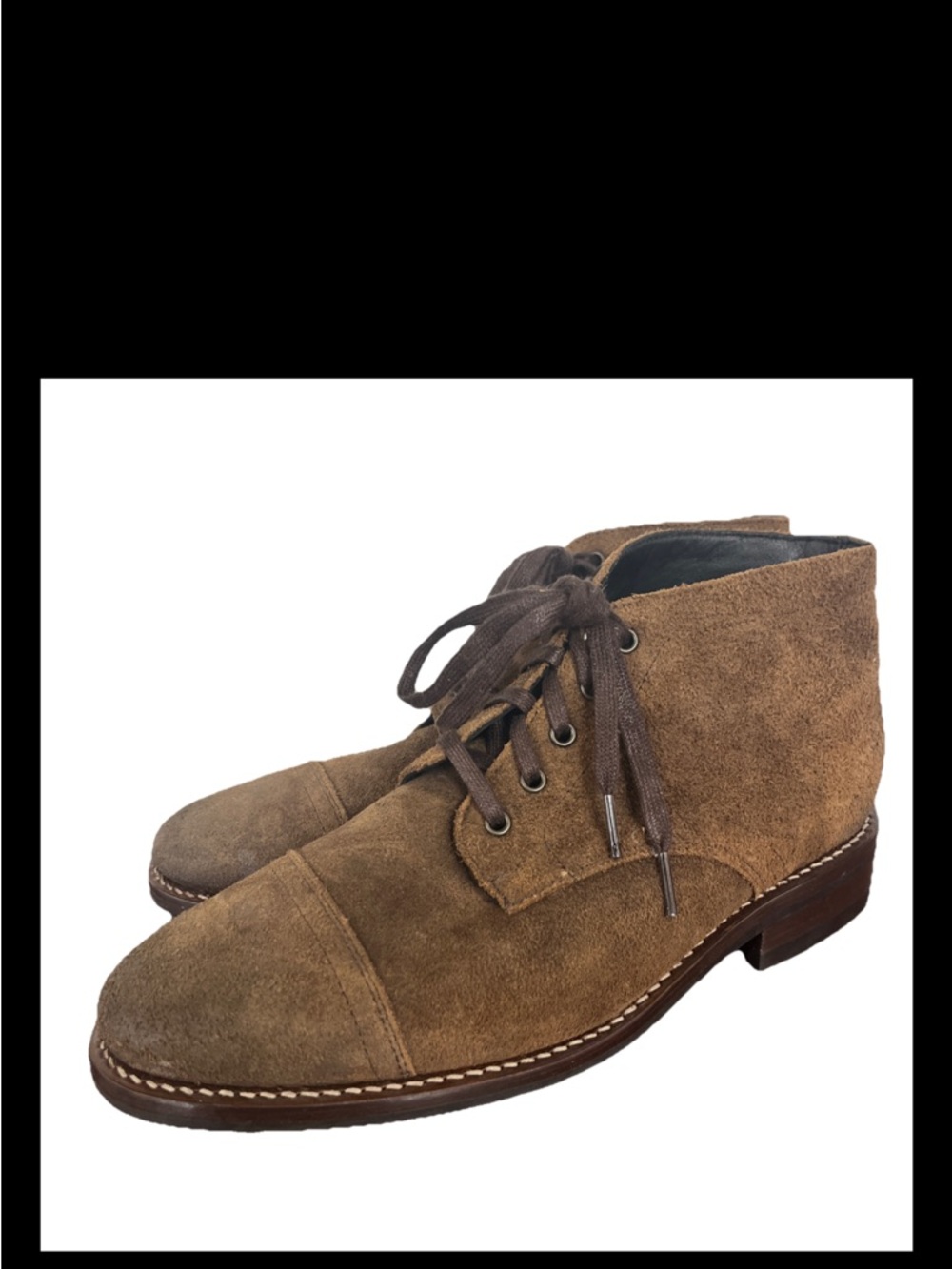 Thursday Boot Company Brown Suede  Cap Toe Chukka Boots Men's size 9
